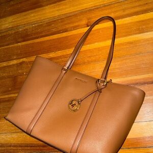 Michael Kors Brown Leather Tote